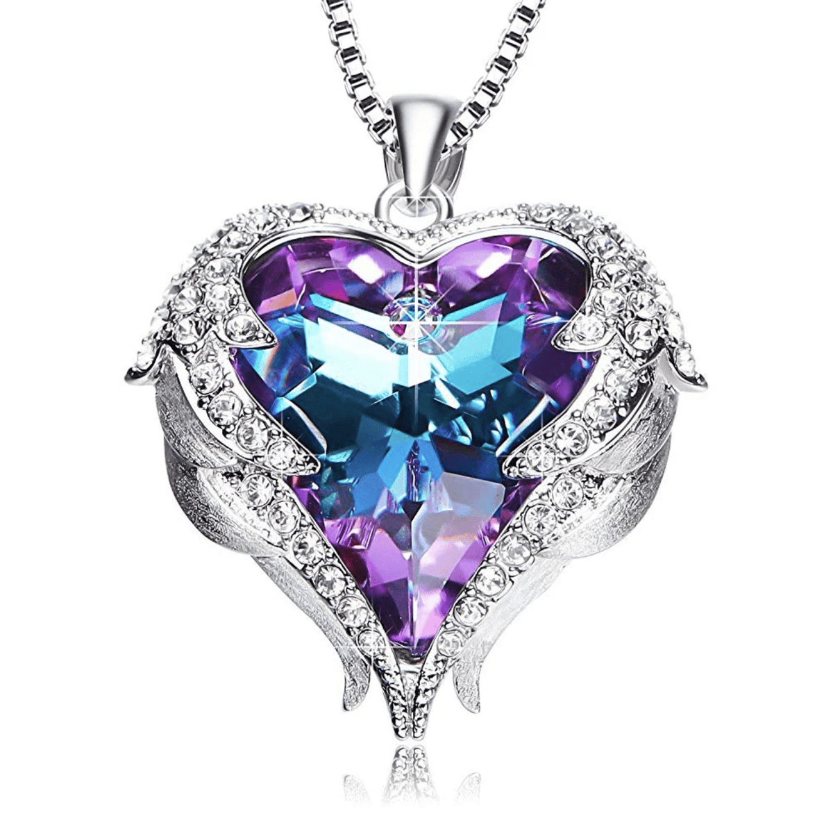 Celestina - Angel Wing Pendant Necklace