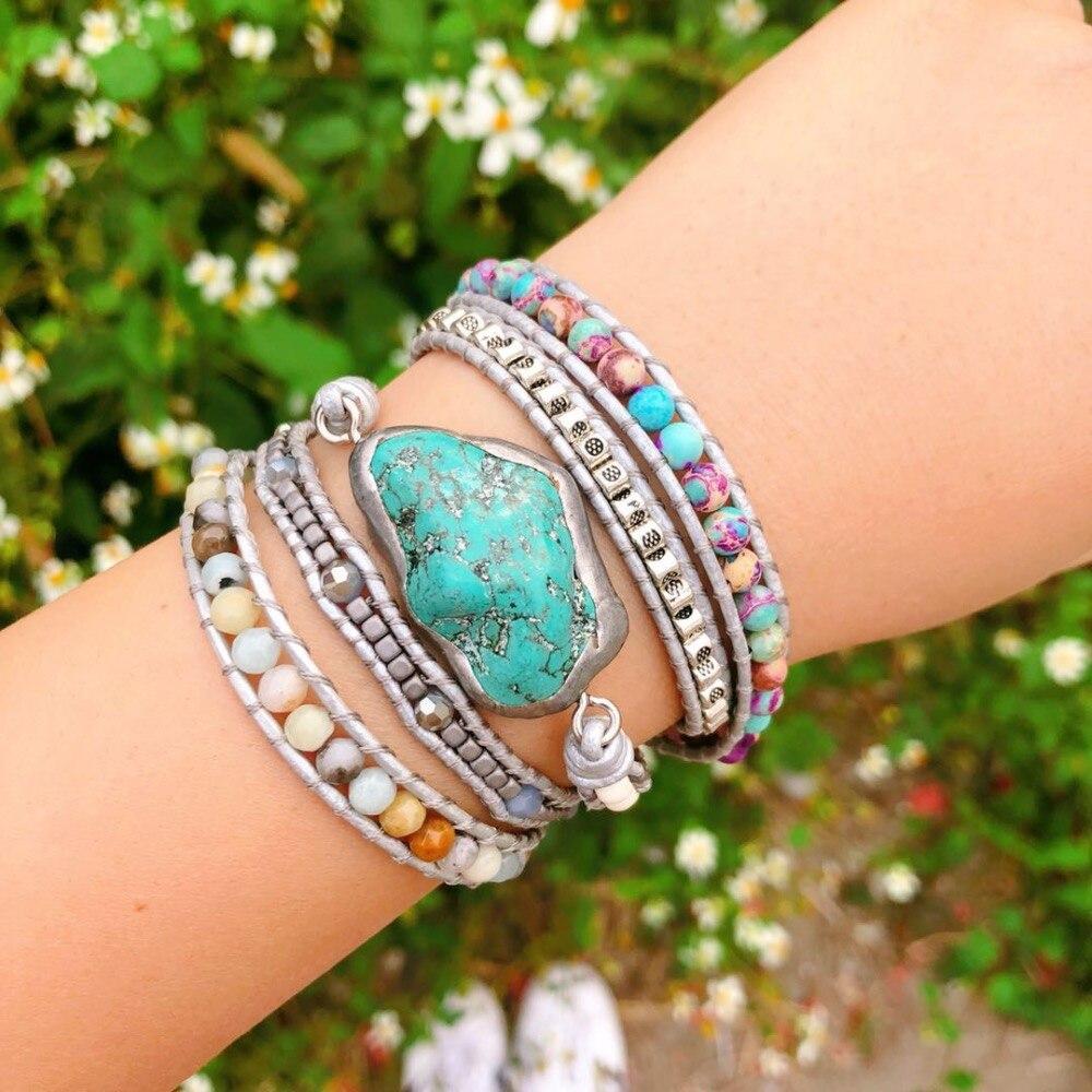 AmaraWrap - Turquoise Wrap Bracelet
