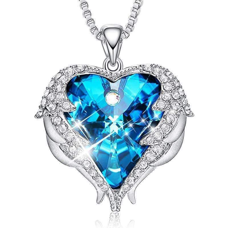 Celestina - Angel Wing Pendant Necklace