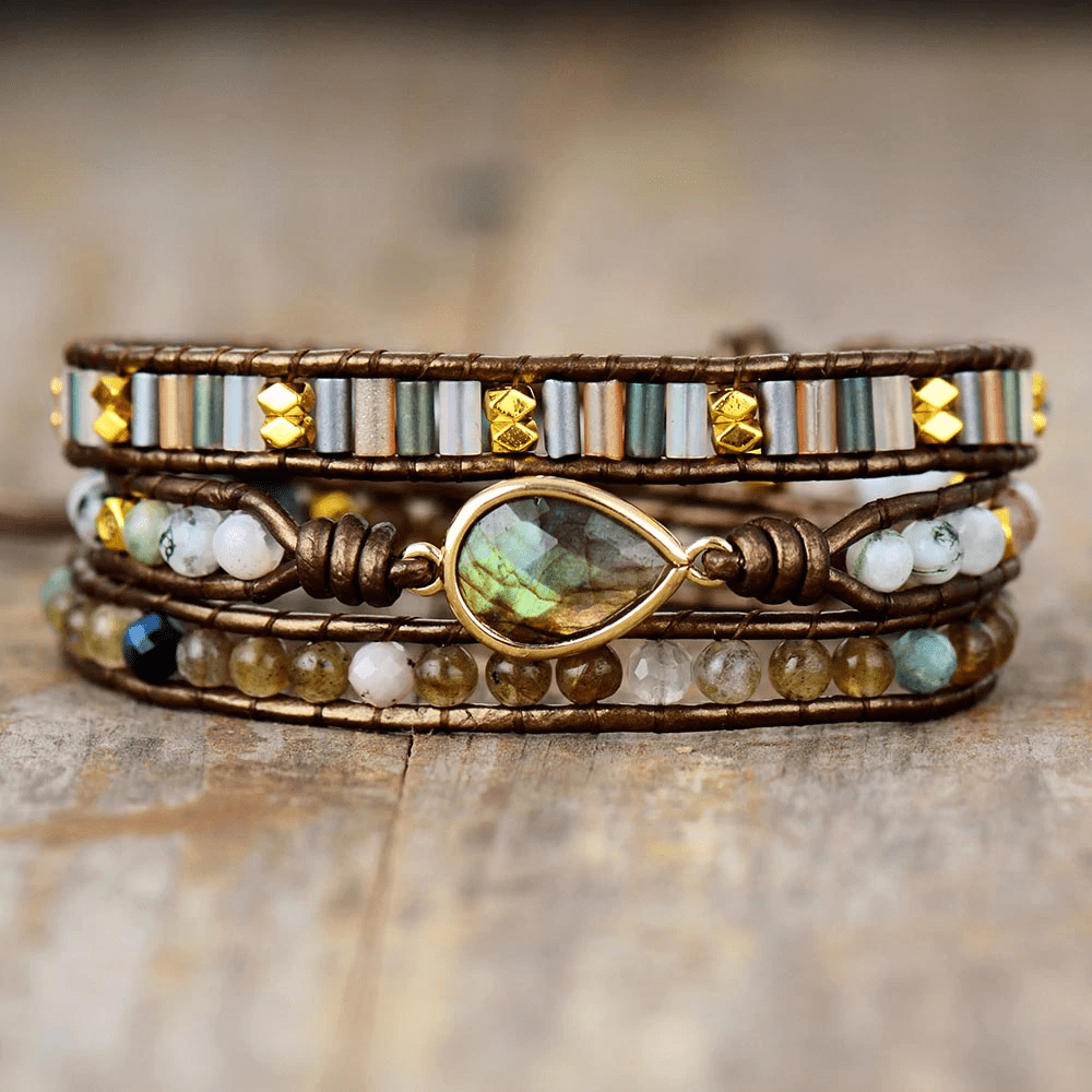 Sylvana - Labradorite Spiritual Wrap Bracelet