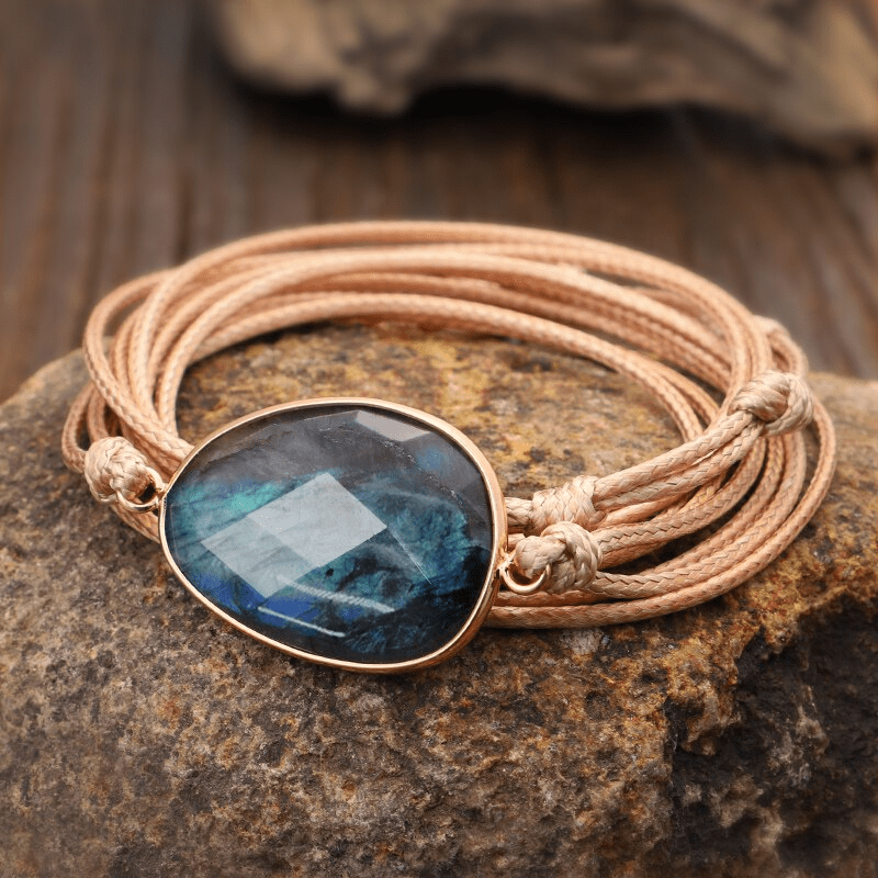 Lunaria - Labradorite Cord Bracelet
