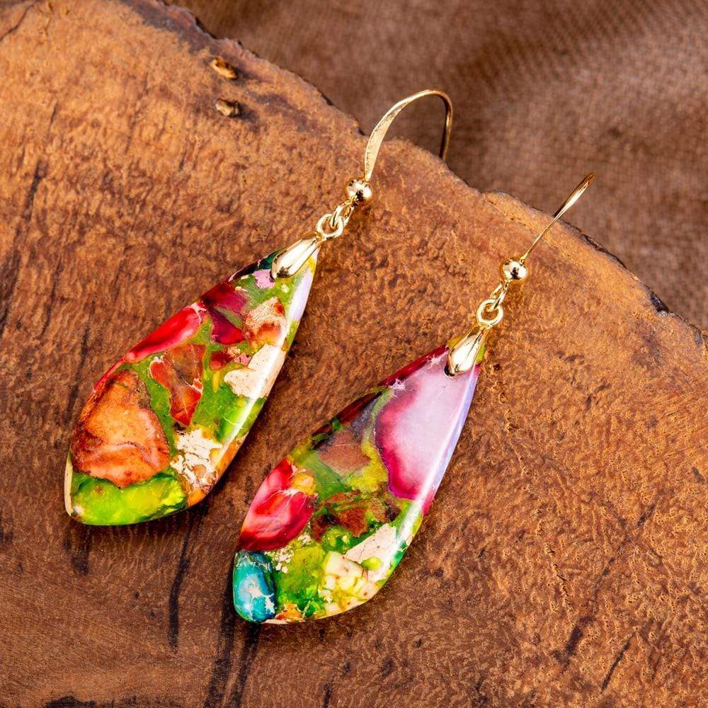 Regalite - Jasper Drop Earrings for Women