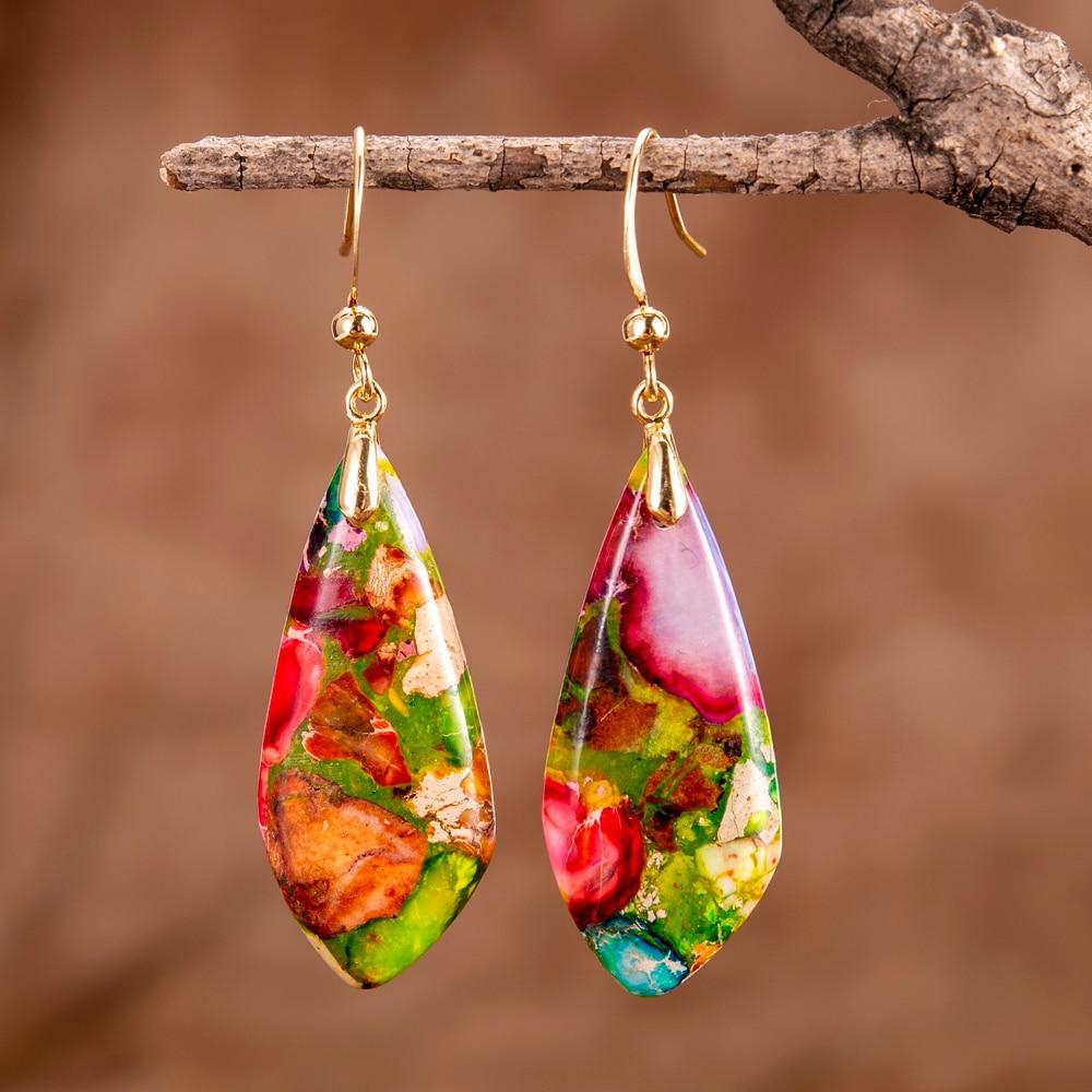 Regalite - Jasper Drop Earrings for Women