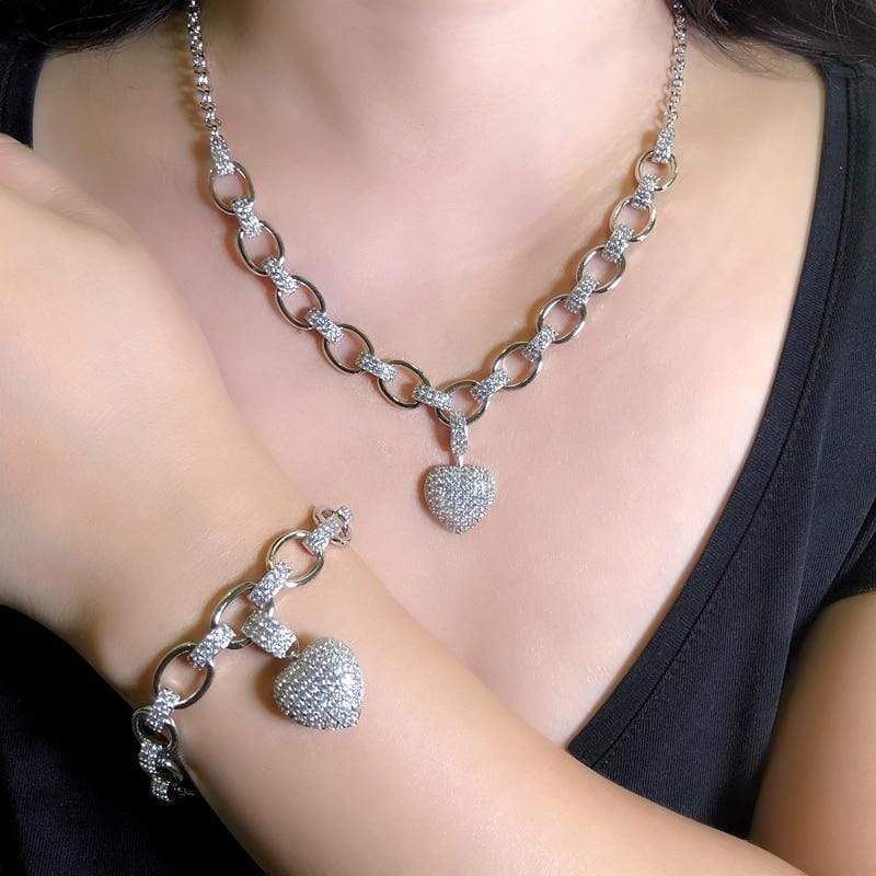 Elisette - Zirconia Jewellery Set