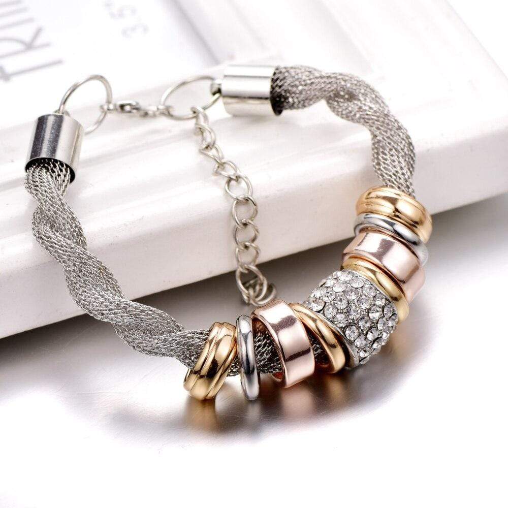 Zarina - Braided Fashion Bracelet for Women
