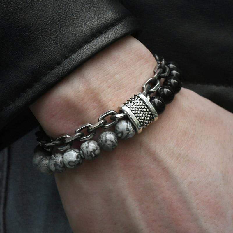 Darius - Jasper Beaded Bracelet