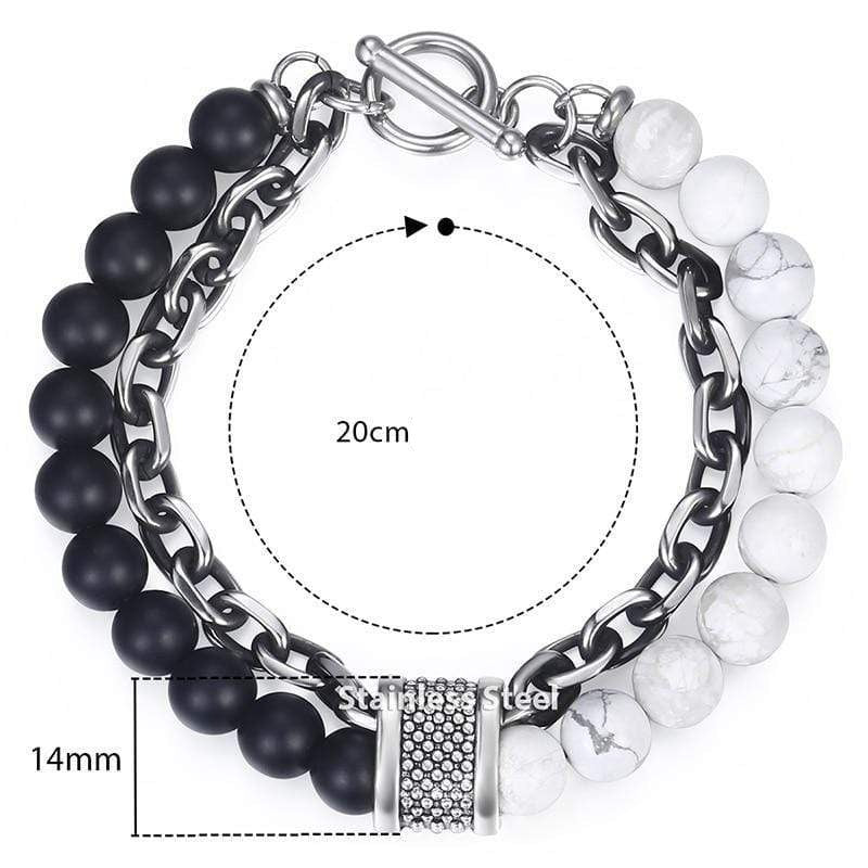 Darius - Jasper Beaded Bracelet