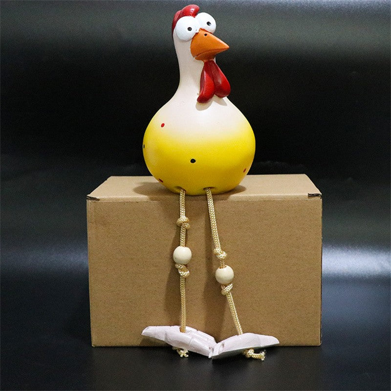 HappyChick Garden Decor - Charming Chicken Ornaments for the Garden