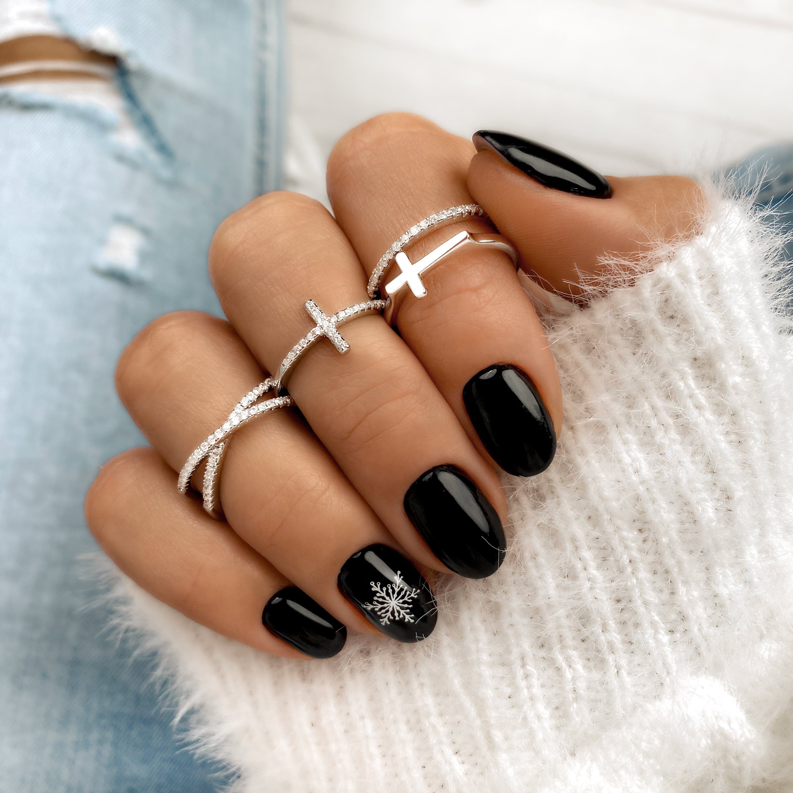 Faith - Zirconia Cross Ring for Women