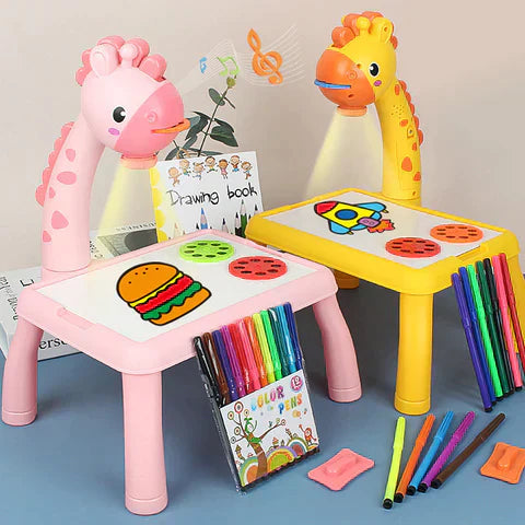 DinoSketch Board - Kids Drawing Tablet with 12-Piece Marker Set
