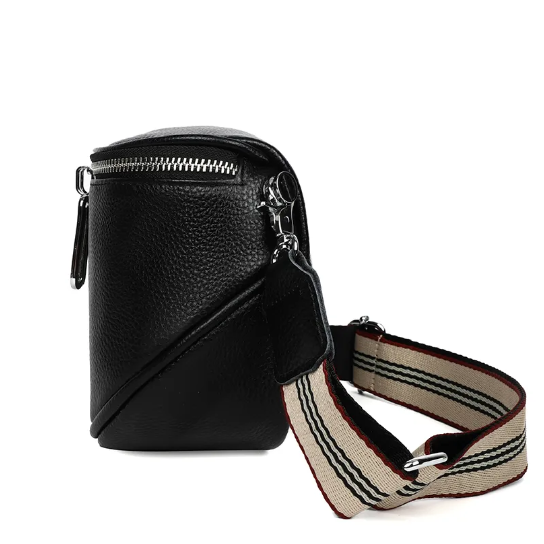 Lucy - Compact Leather Saddle Bag