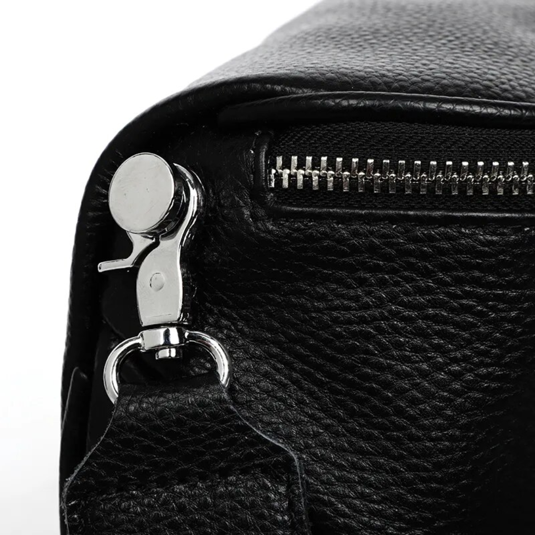 Lucy - Compact Leather Saddle Bag