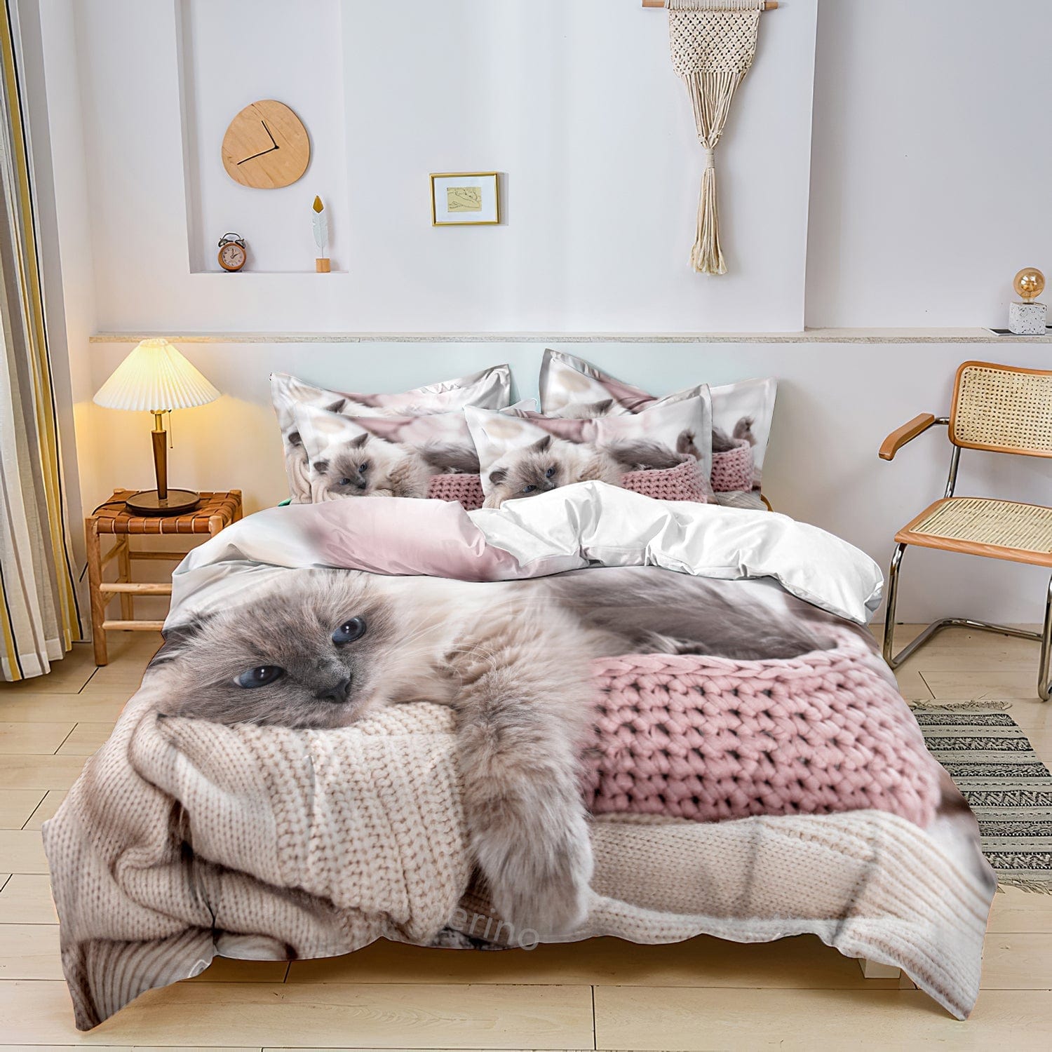 Vintage Duvet Cover Set - Breathable & Soft