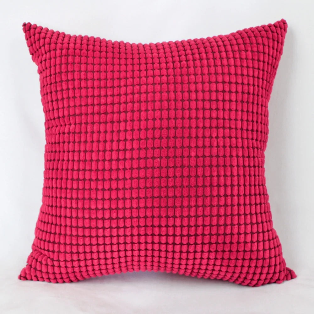PlushHome Cushion Cover - Soft Plush Textured