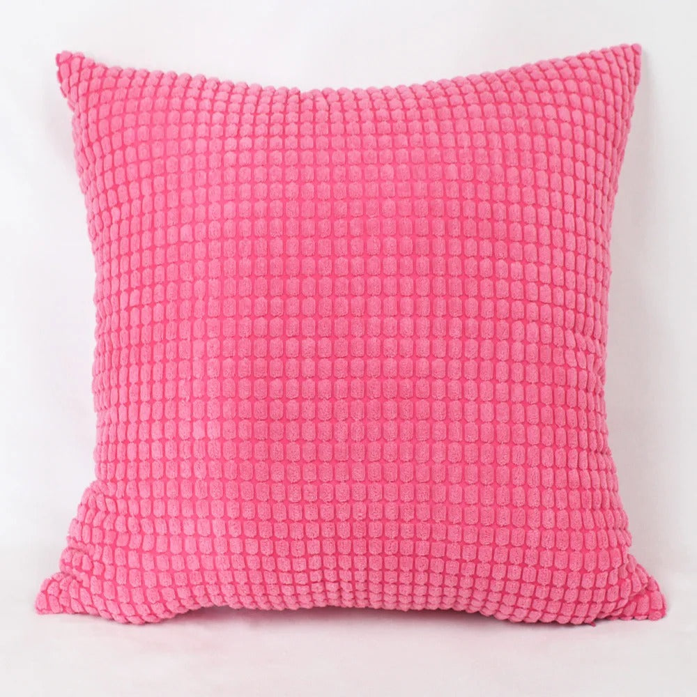 PlushHome Cushion Cover - Soft Plush Textured