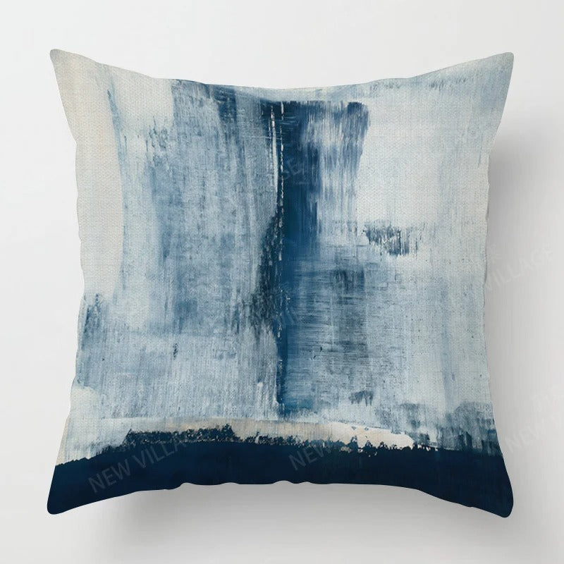 Tricolor Linen Cushion Cover - Modern Interior Accent