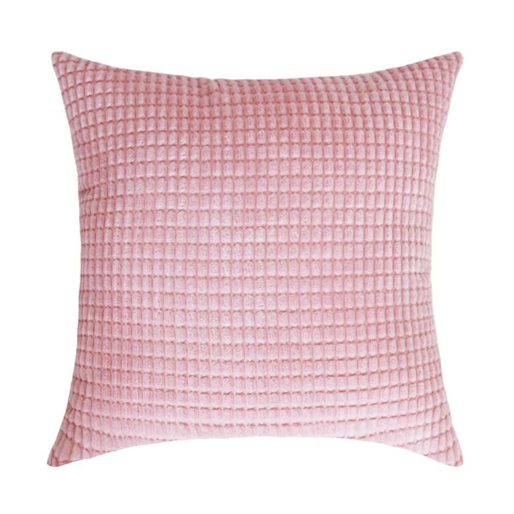 PlushHome Cushion Cover - Soft Plush Textured