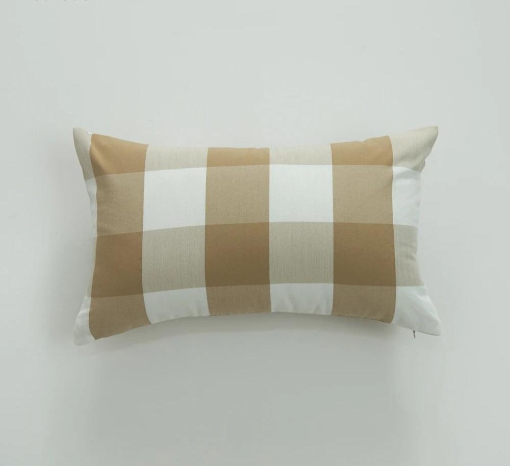 MarbreLuxe Striped Cushion Cover - Modern Elegance