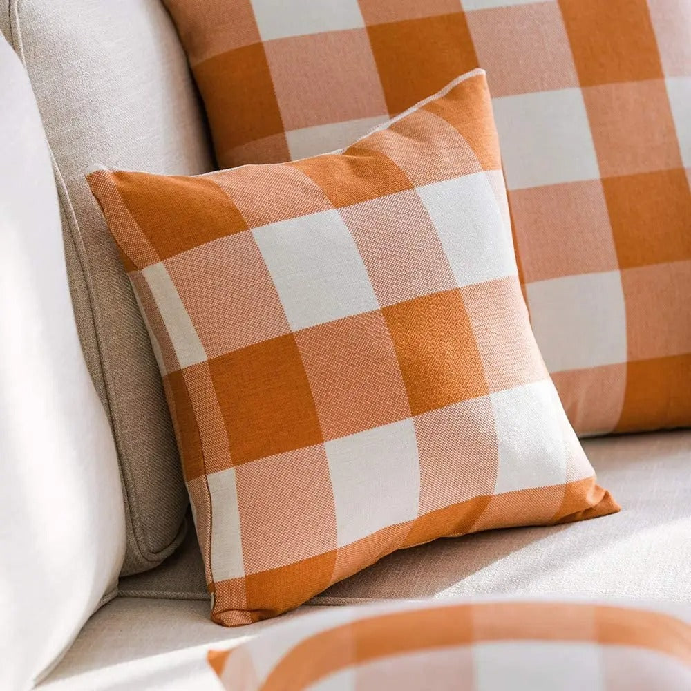 Harmony Check Cushion Cover - Timeless Diamond Check