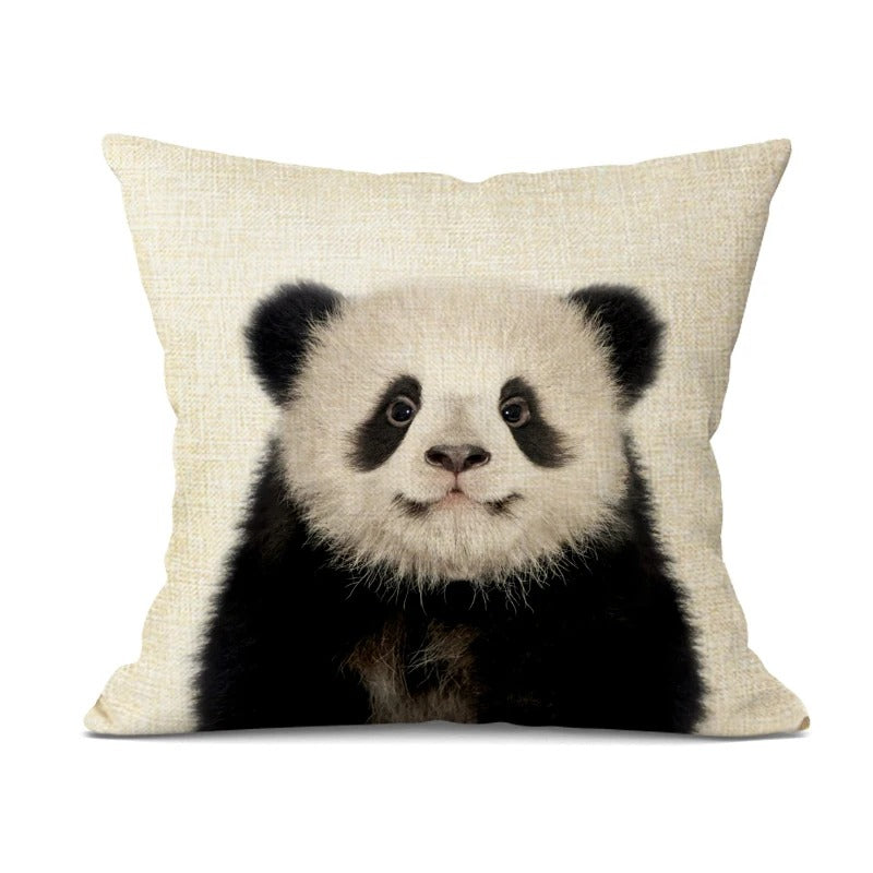 Animal Cushion Cover - Playful Decorative Pillow