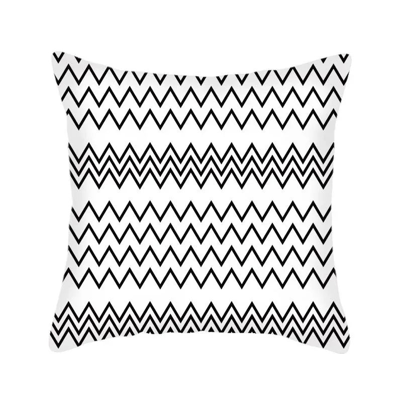 Geometric Cushion Cover - Modern Decorative Pillow