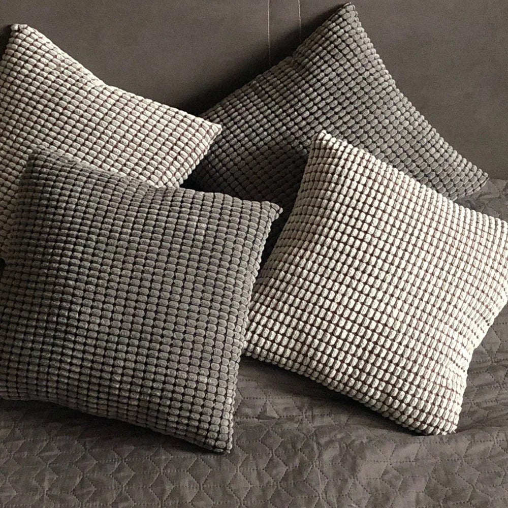 PlushHome Cushion Cover - Soft Plush Textured