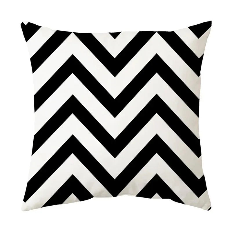 Geometric Cushion Cover - Modern Decorative Pillow