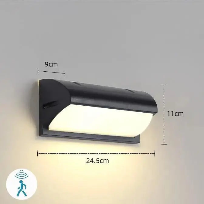 Linea Outdoor Wall Light - Waterproof Motion Sensor