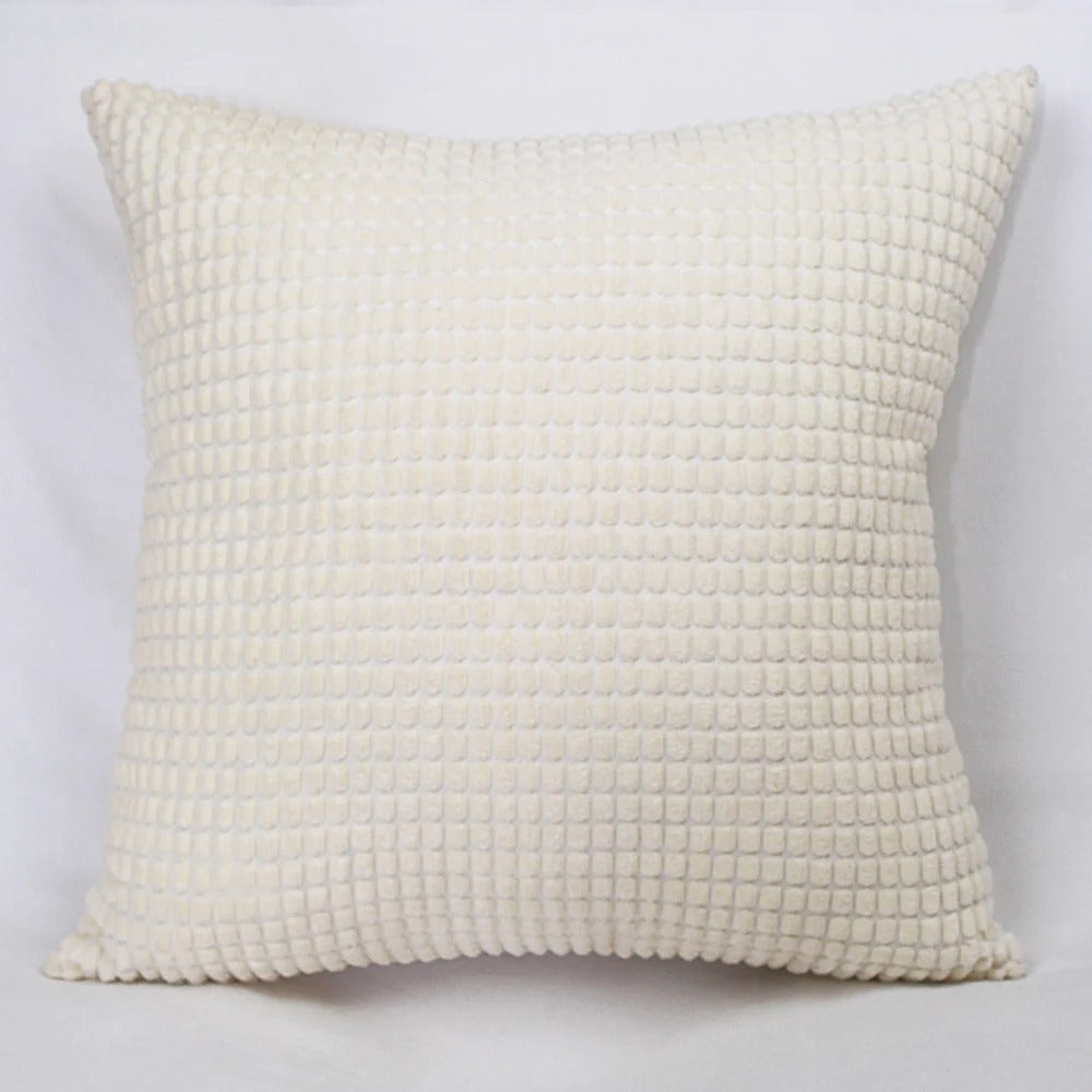 PlushHome Cushion Cover - Soft Plush Textured