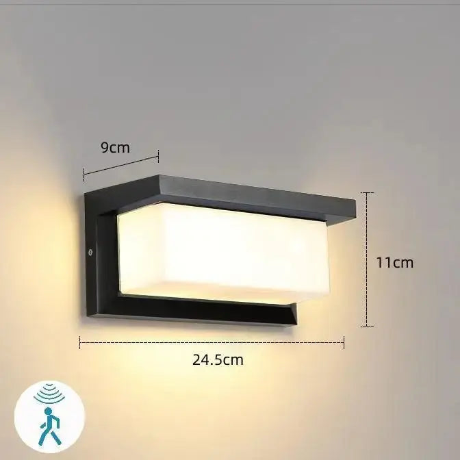 Linea Outdoor Wall Light - Waterproof Motion Sensor