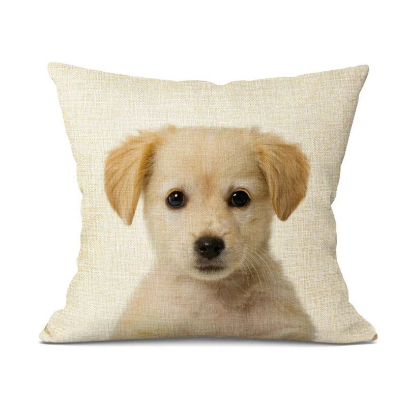 Animal Cushion Cover - Playful Decorative Pillow