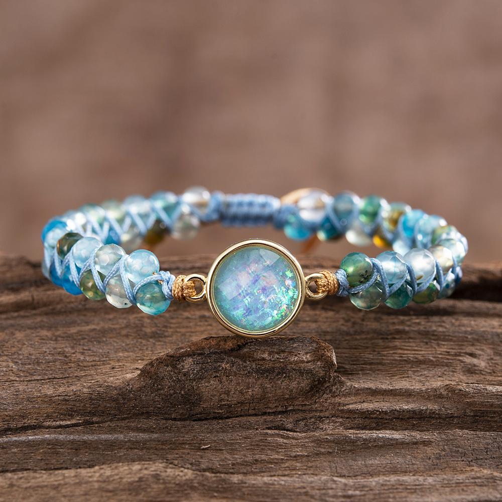 Liora Blue Opal Bracelet