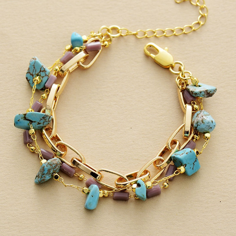 Isabelle Turquoise & Opal Bracelet