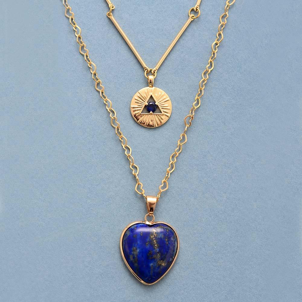 Althea Necklace - Lapis Lazuli Protection Pendant Necklace