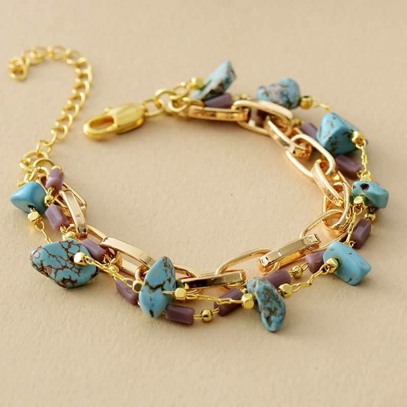 Isabelle Turquoise & Opal Bracelet