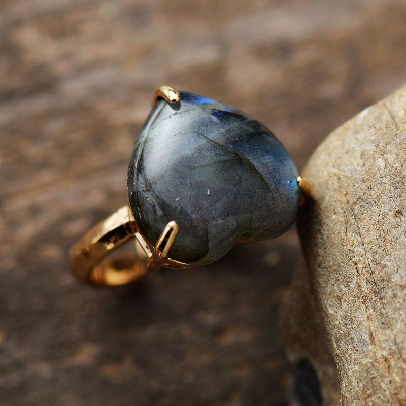 HealingGem - Adjustable Gemstone Ring