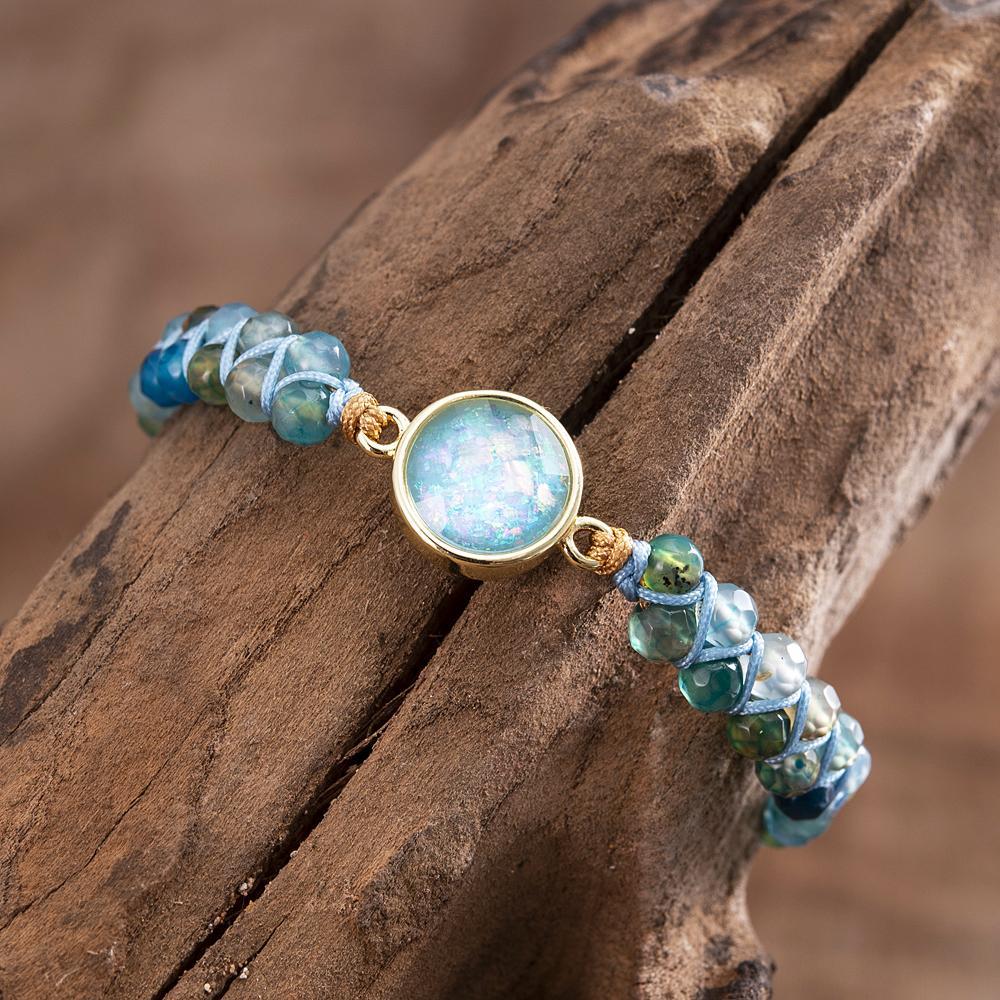 Liora Blue Opal Bracelet