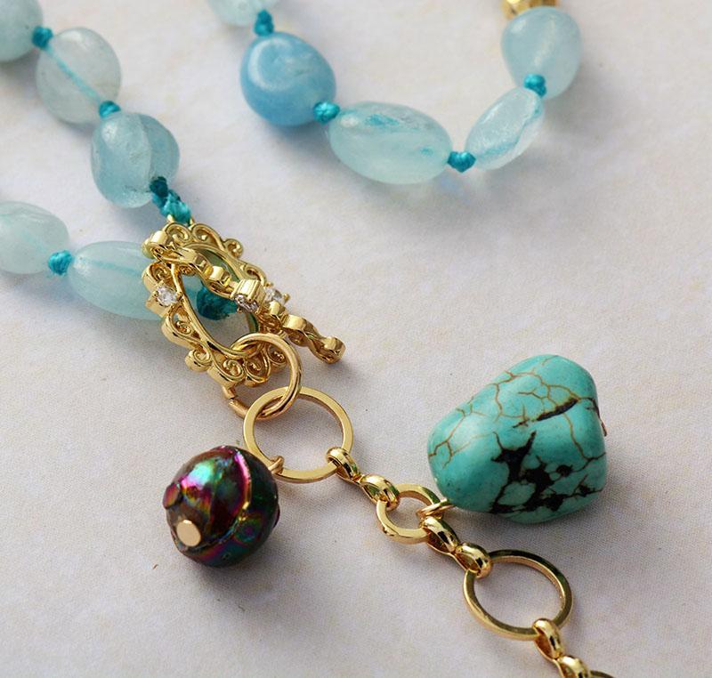 Maris Ocean Drop Mala Necklace