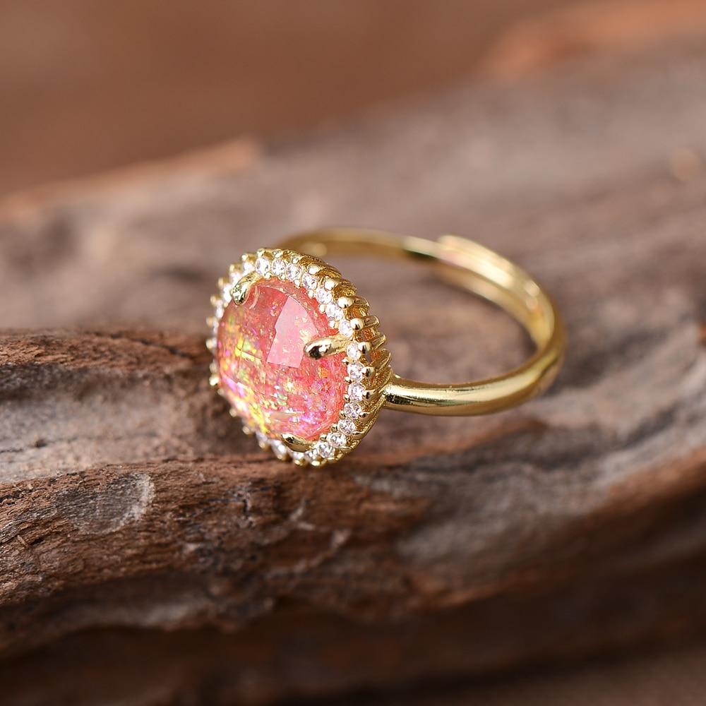 Elowen Glow Opal Cocktail Ring