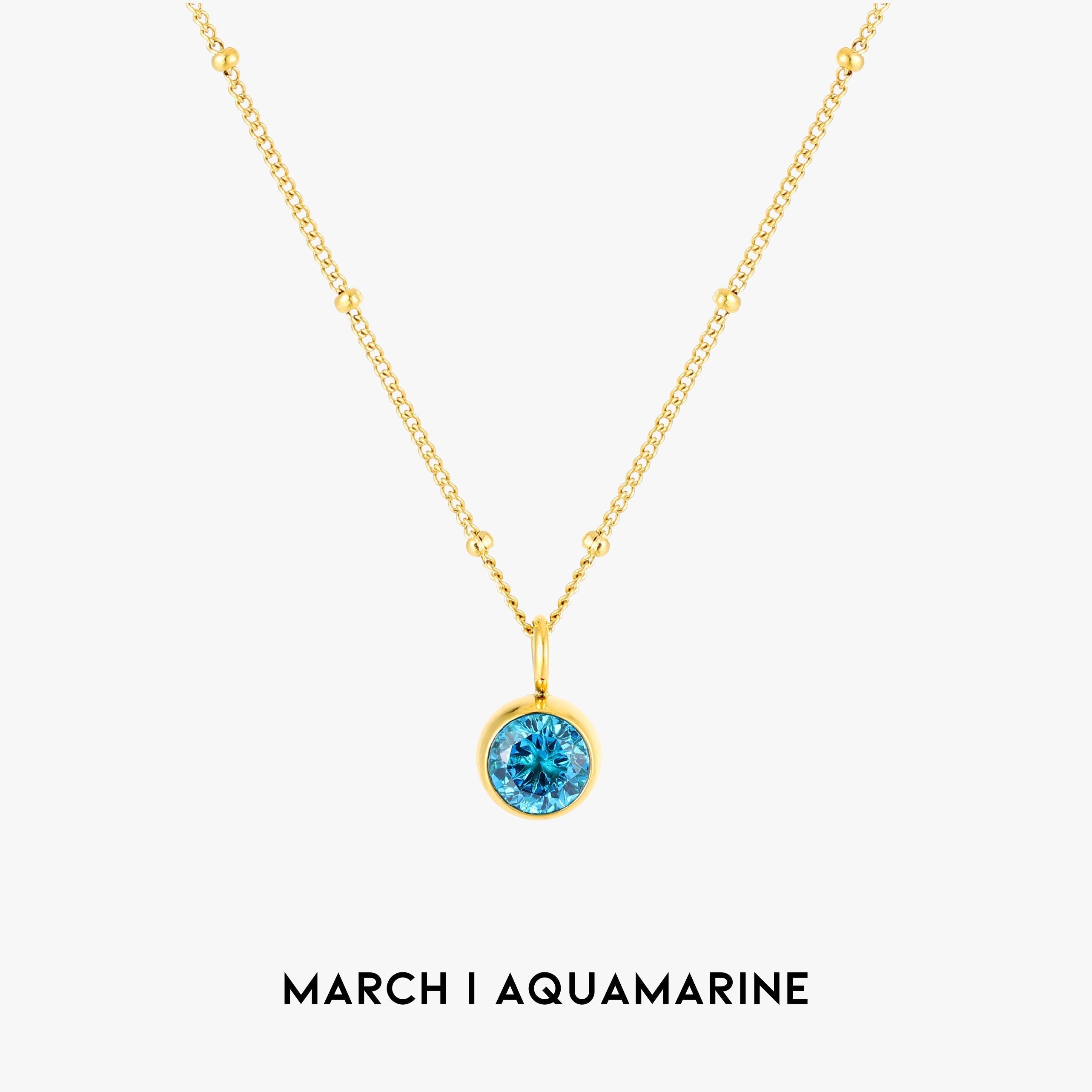 Aurora Birthstone Necklace - Personal & Meaningful