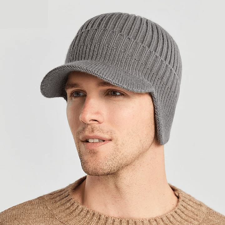 SmartKnit Beanie - Insulated Knit Hat with Ear Warmers