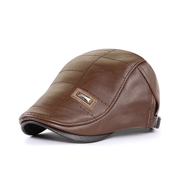 LuxeStyle - Leather Beret