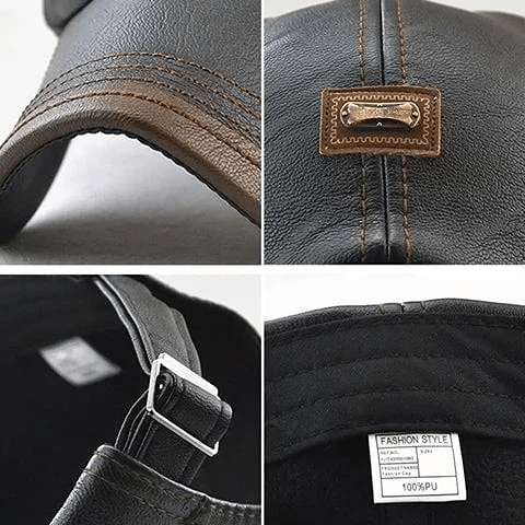 LuxeStyle Beret - Timeless Leather Elegance