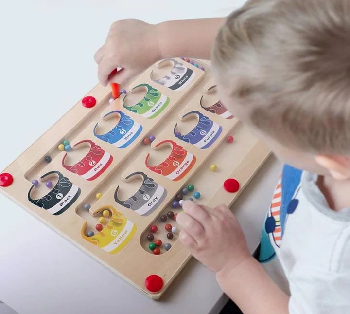 MagneticMaze Game - Magnetic Montessori Learning Maze for Kids
