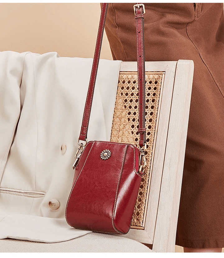 LeatherVibe - Leather Crossbody Bag for Women