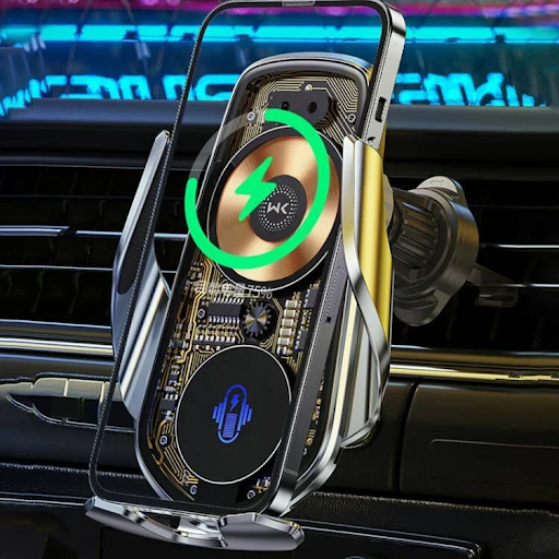 QuickCharge Holder - Self-Adjusting Wireless Car Charger Mount