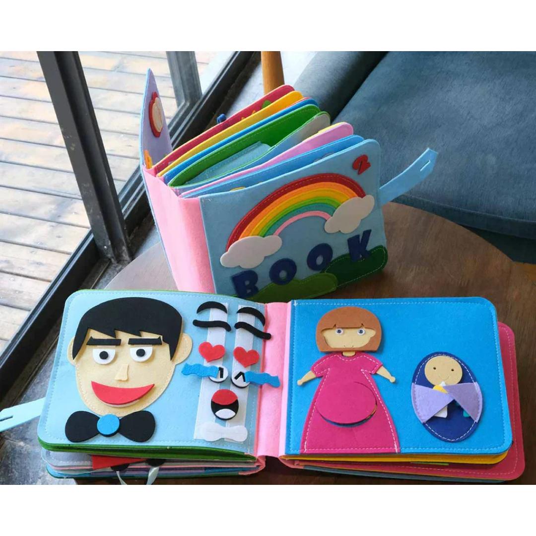 FunLearn Toy - Montessori Quiet Book for Kids