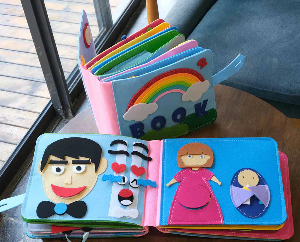 AdventureTales - Montessori Felt Book