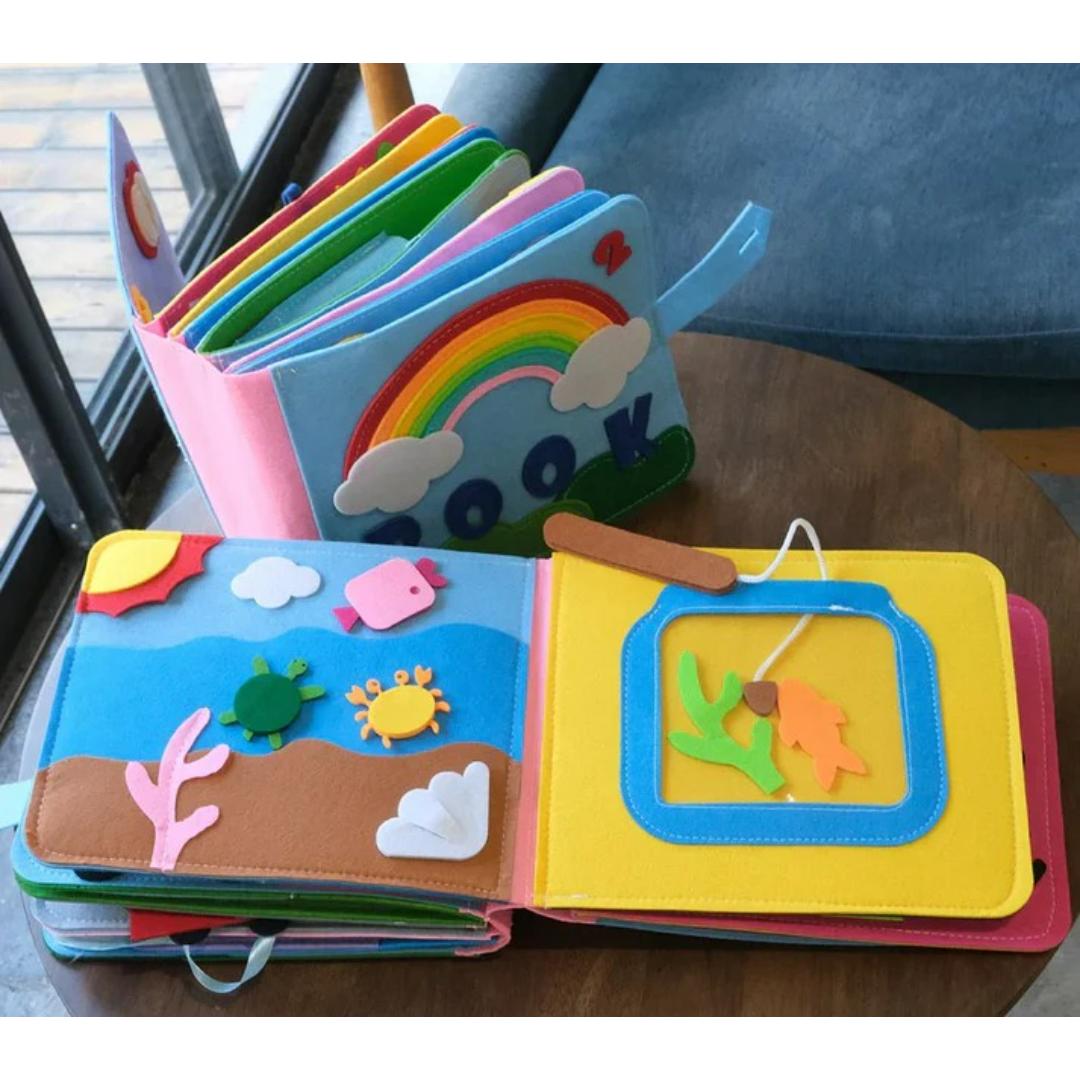 FunLearn Toy - Montessori Quiet Book for Kids