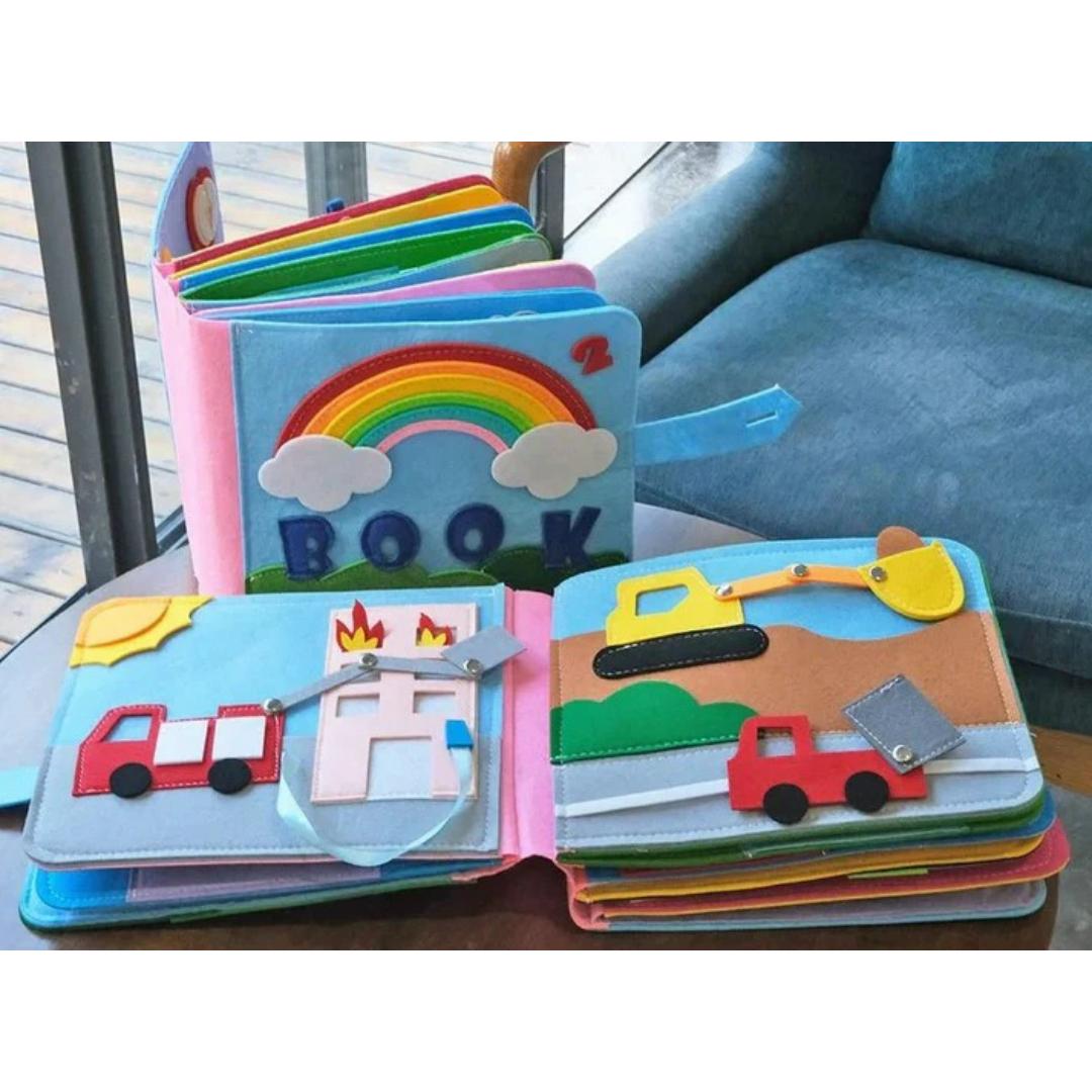 FunLearn Toy - Montessori Quiet Book for Kids